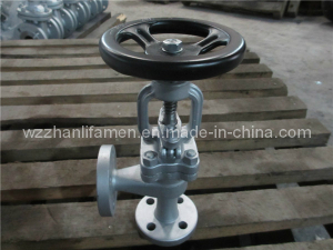 Stainless Steel 304/316 /Cast/Carbon Steel DIN Angle Type Globe Valve